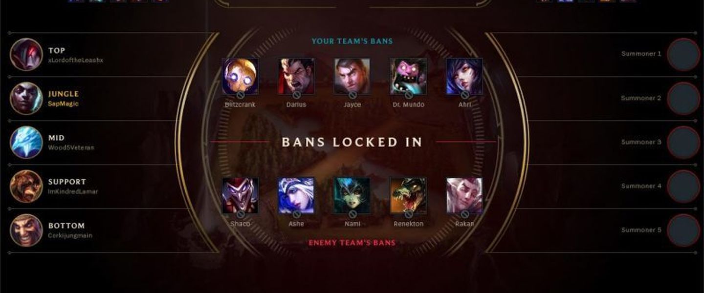 Bans en LoL