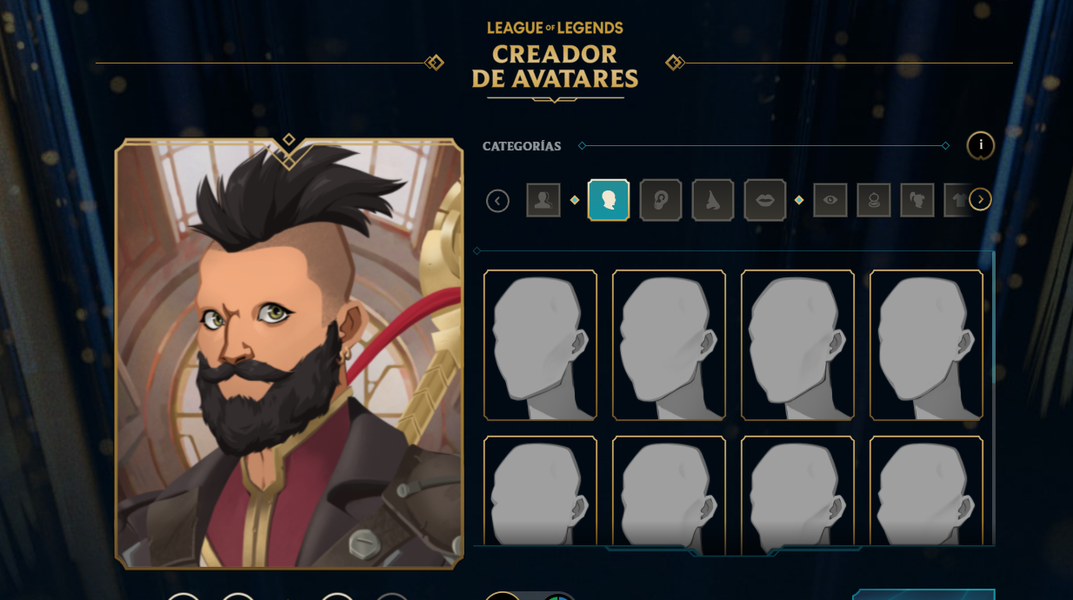 Creador de avatares en LoL