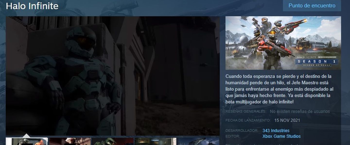Halo Infinite beta multiplayer en Steam