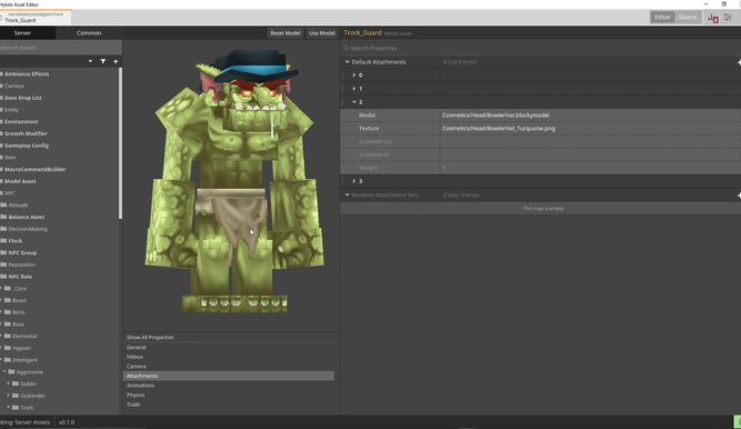 Creador de monstruos en Hytale