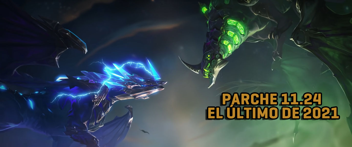 Parche 11.24 de LoL con los nuevos dragones