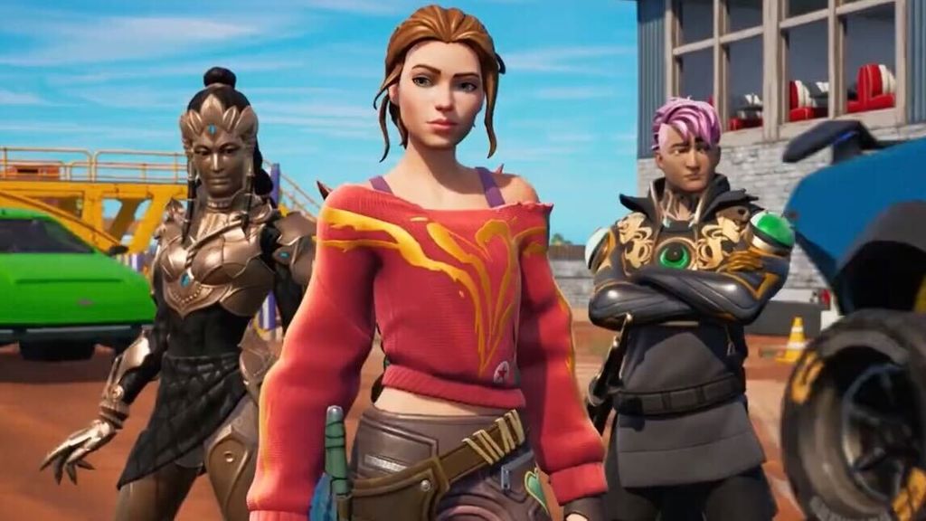 Algunas de las skins en movimiento