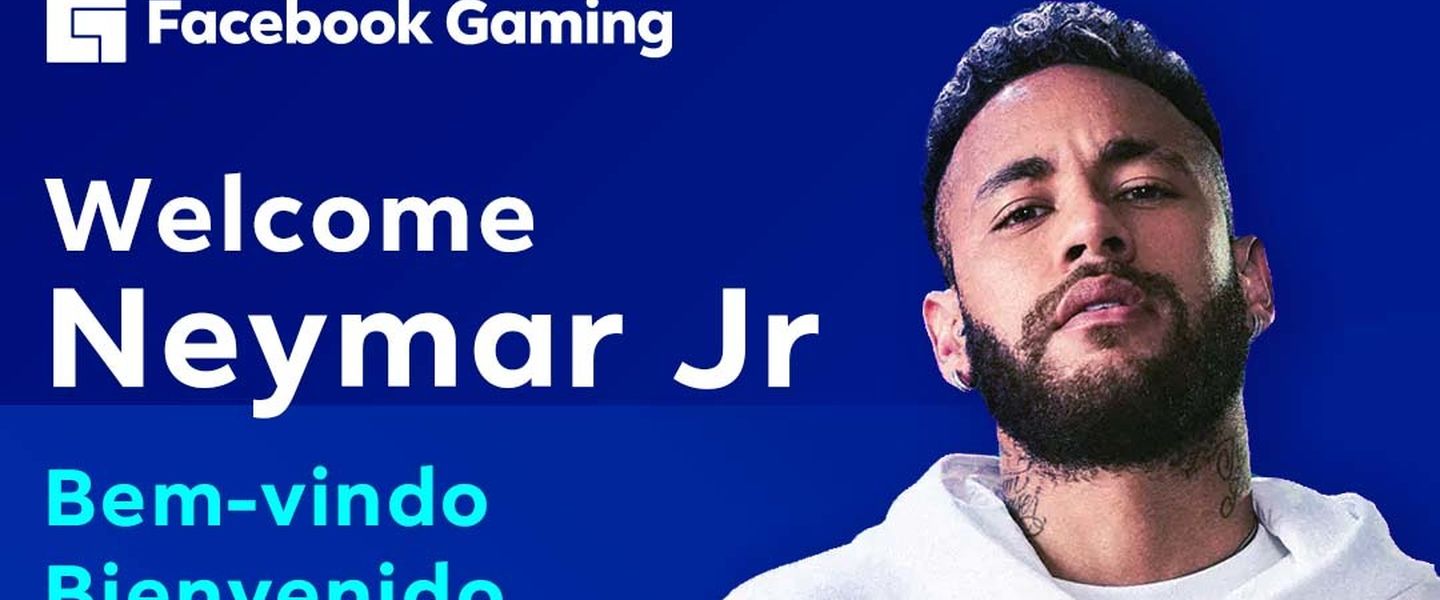 Neymar ficha por Facebook Gaming