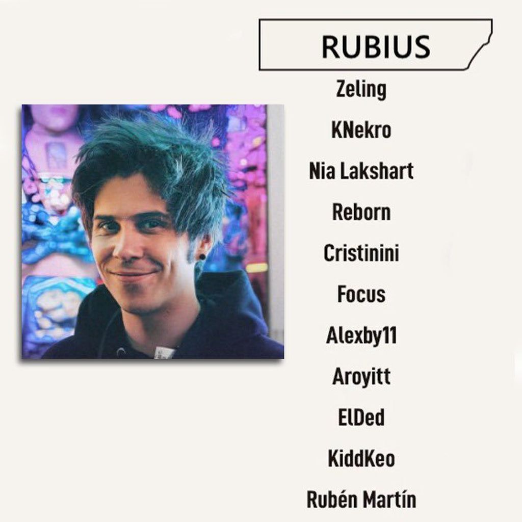 Team Rubius - Rubius (Capitán)