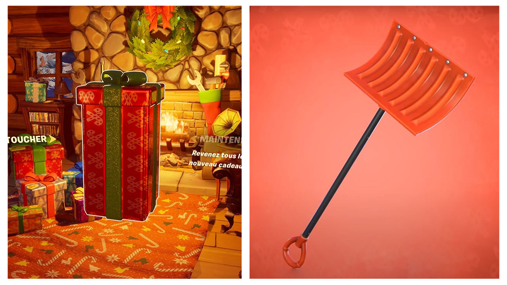 Gran regalo rojo con diadema verde