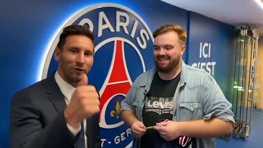 Messi saluda y manda un mensaje al chat de Twitch de Ibai - 91.600 visualizaciones