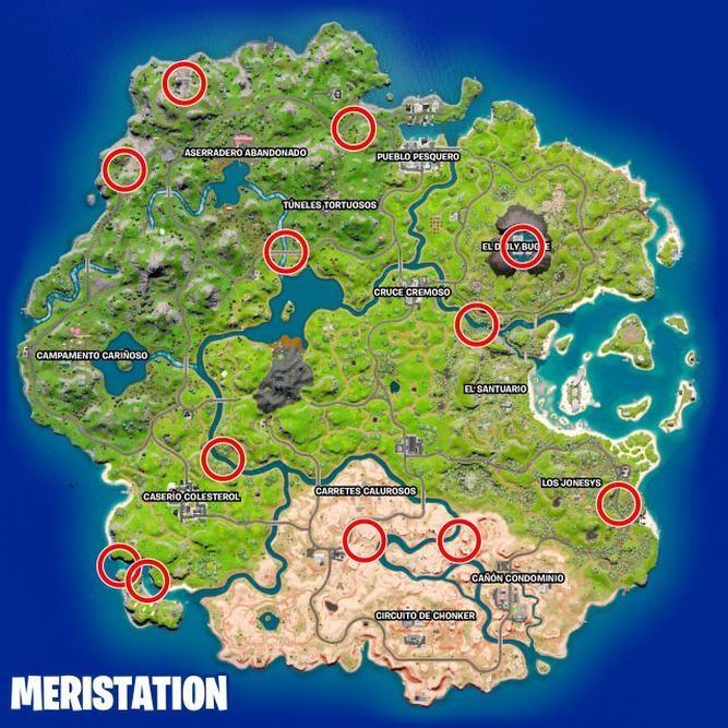 Mapa de ubicaciones