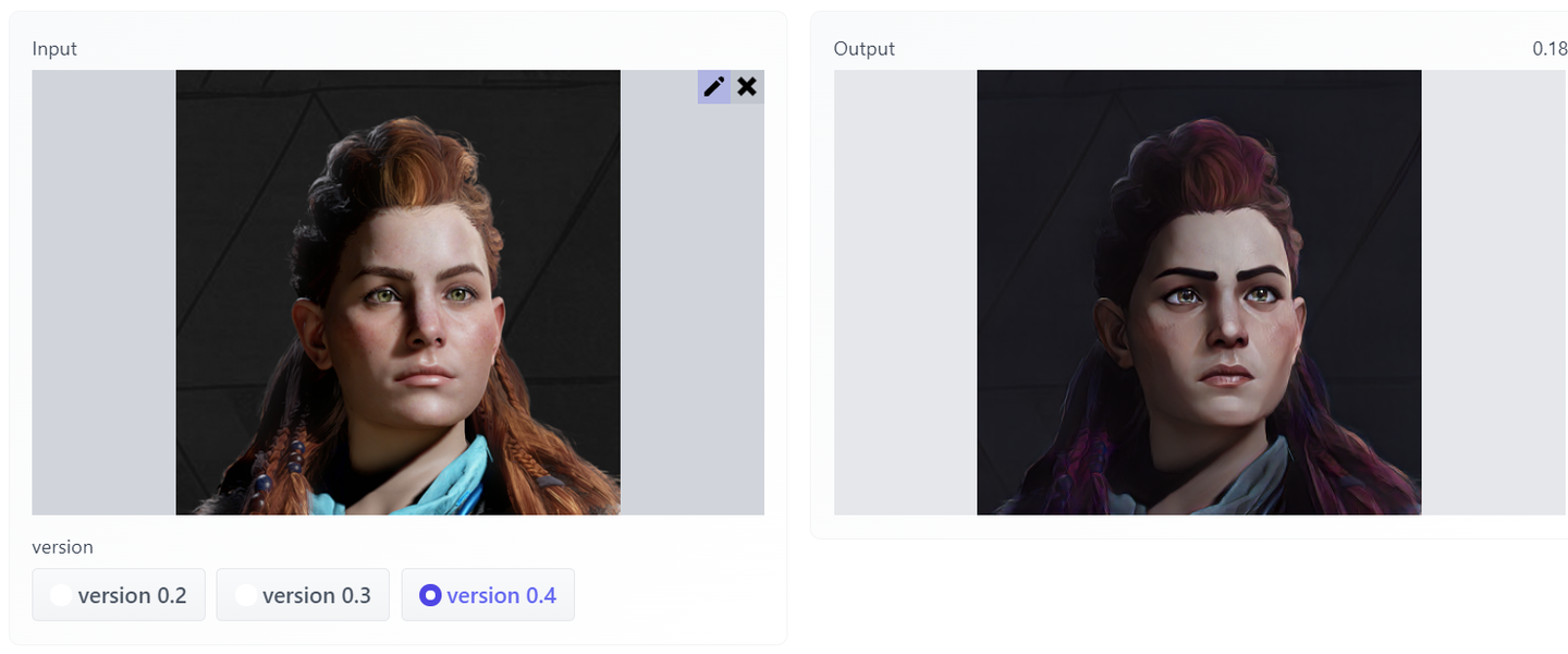 Filtro de Arcane en Aloy, de Horizon
