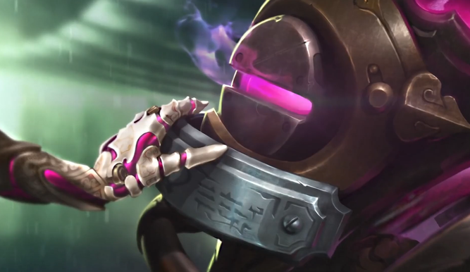 Parte de la nueva support de LoL