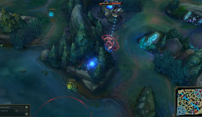 Una interacción del portal Hextech