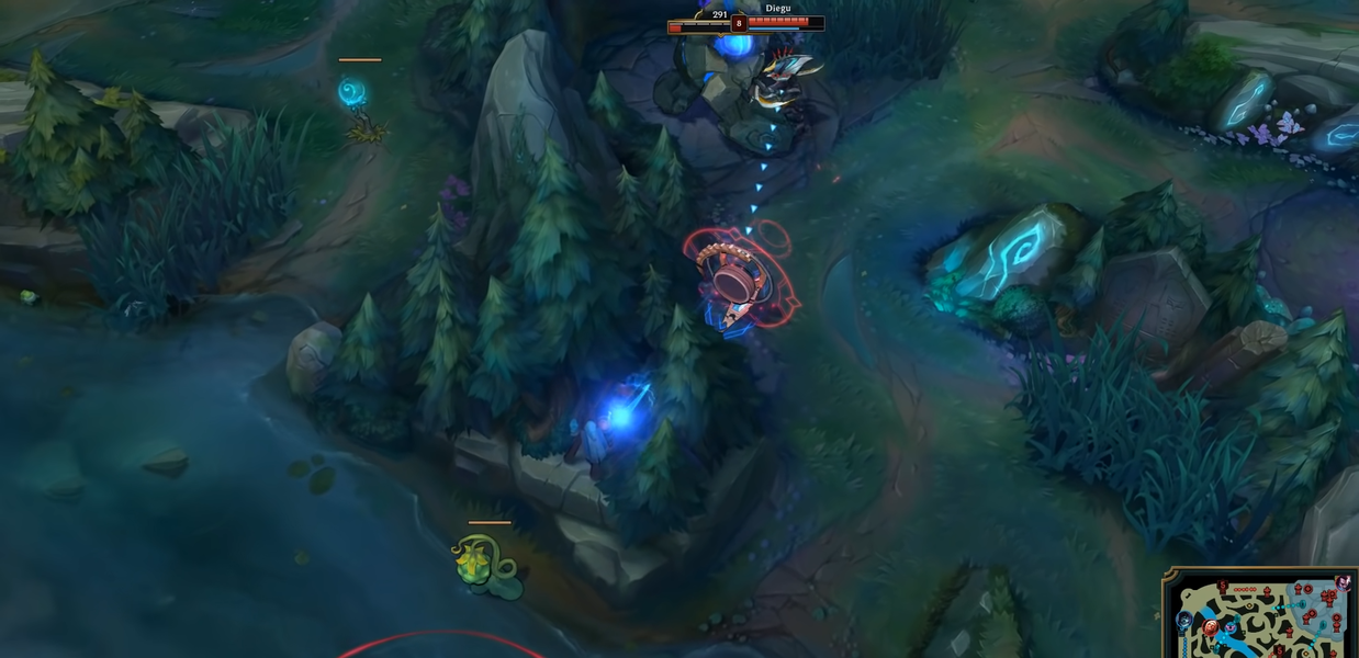 Una interacción del portal Hextech