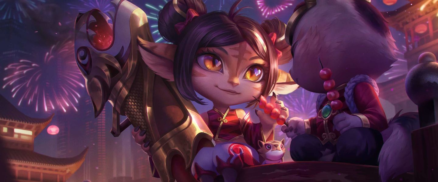 Uno de los nuevos aspectos de 2022 del evento lunar (Tristana)