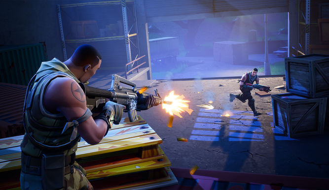 Enfrentamiento Fortnite
