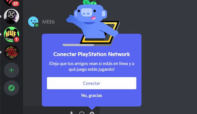 Conectar PlayStation Network en Discord