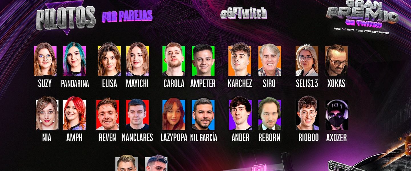 Parejas del Gran Premio de Twitch