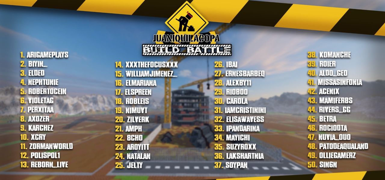 Todos los participantes confirmados