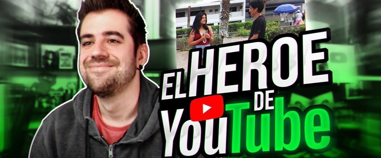 Un vídeo de AuronPlay hablando del héroe de YouTube