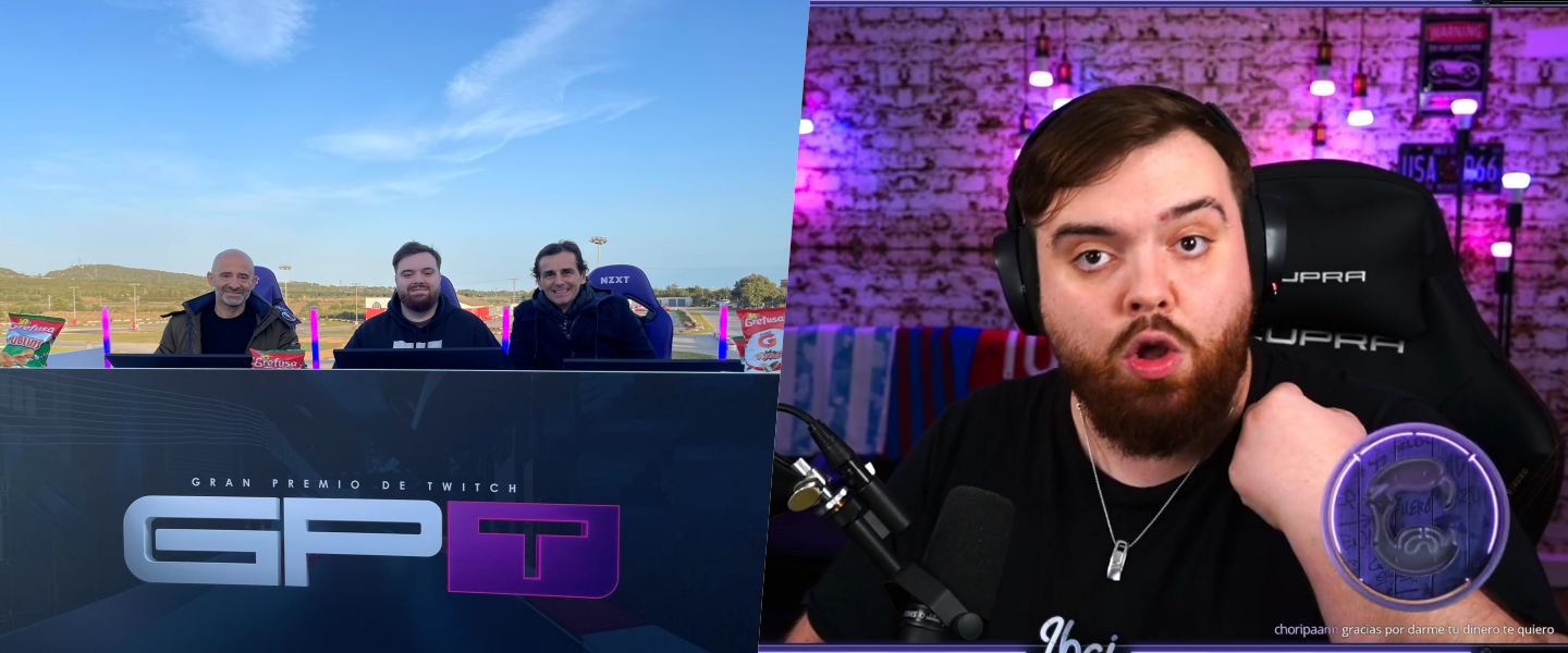Ibai estuvo con Lobato y De la Rosa en su gran premio de Twitch