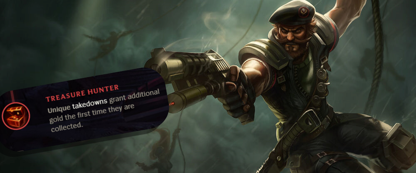 Un aspecto de Gangplank y la nueva runa