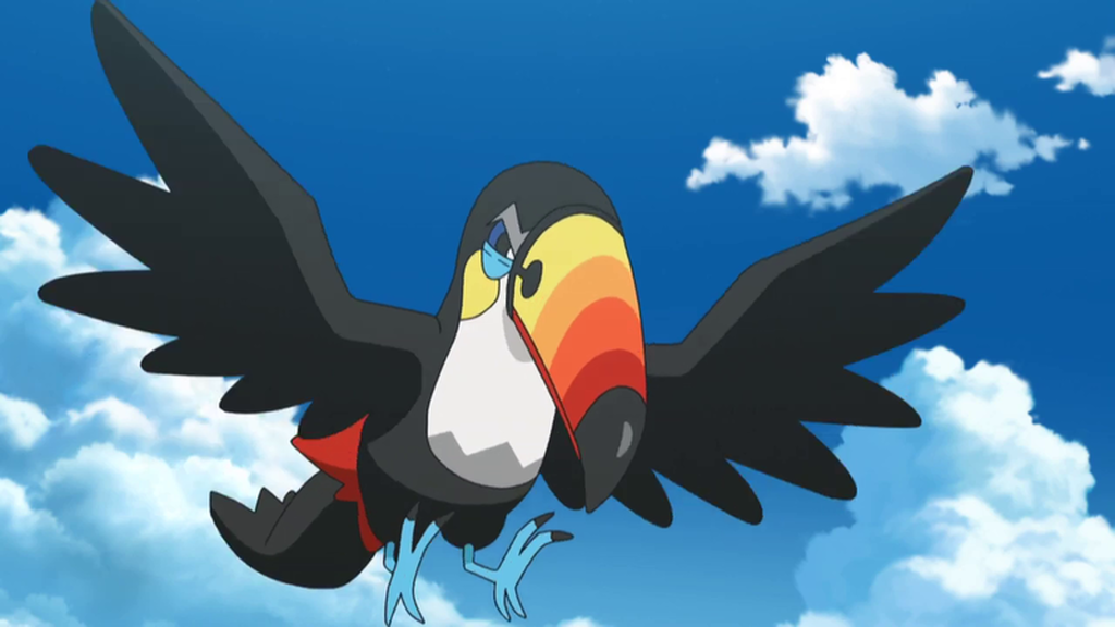 Toucannon - Evoluciona de Trumbeak con 100 caramelos Pikipek