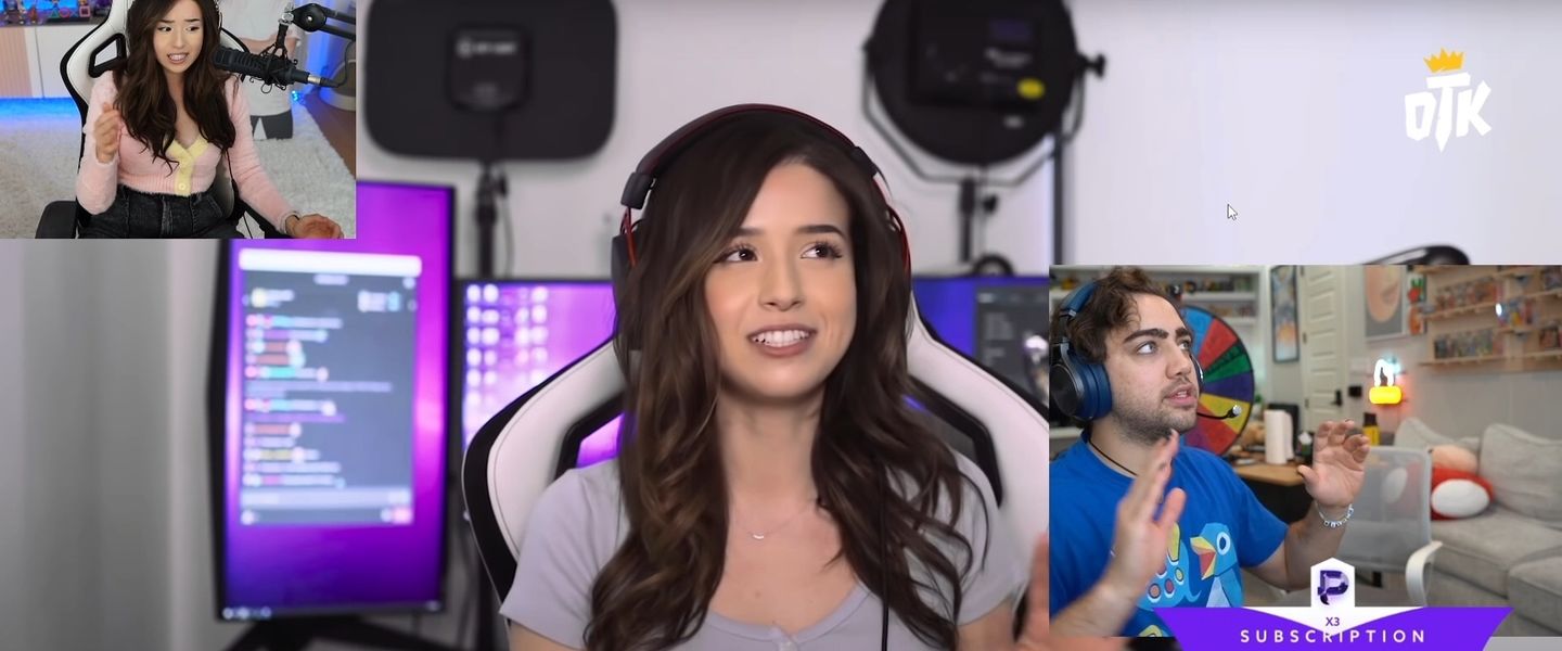 Pokimane reaccionando a las declaraciones de Mizkif
