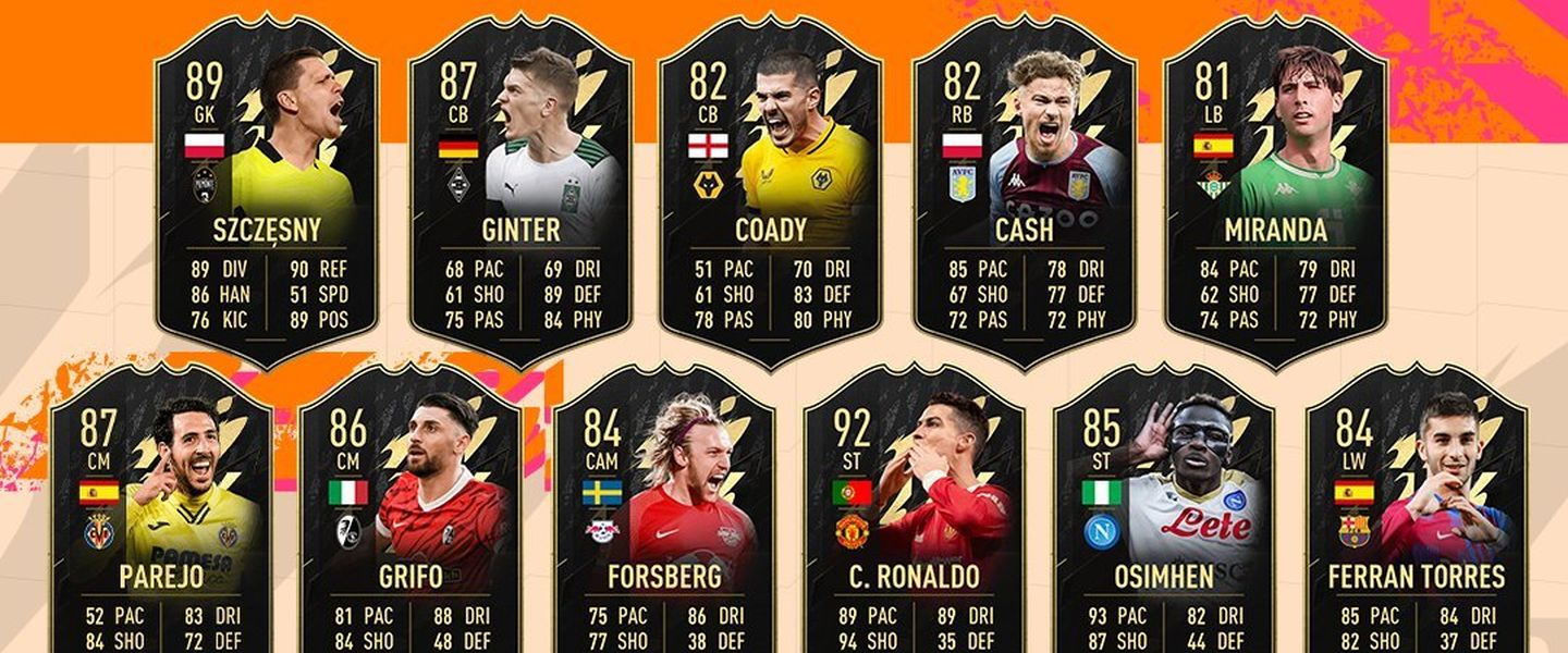 Equipo de la semana 26 de FIFA 22 (TOTW): Cristiano Ronaldo y Ferrán Torres