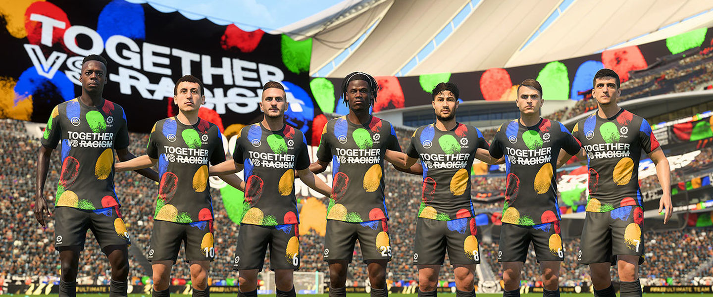 FIFA 22 y LaLiga luchan contra el racismo