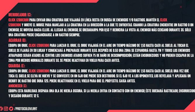 Habilidades leakeadas