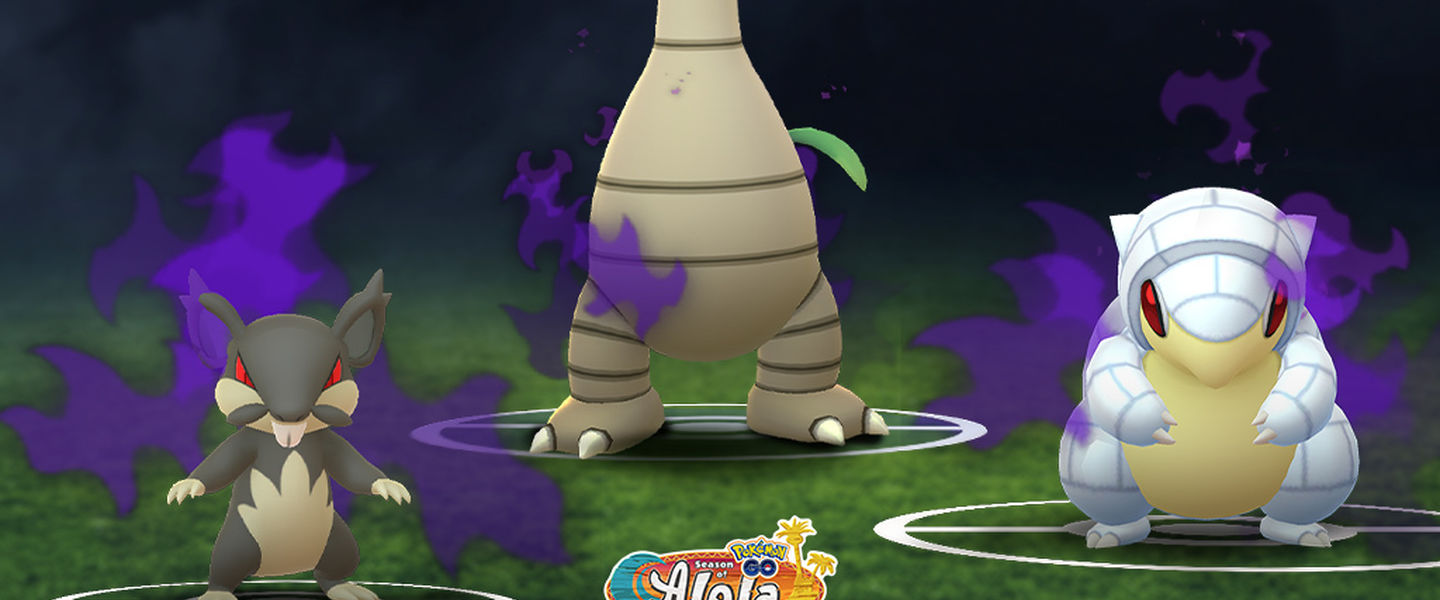 Tres formas Alola tendrán versión oscura
