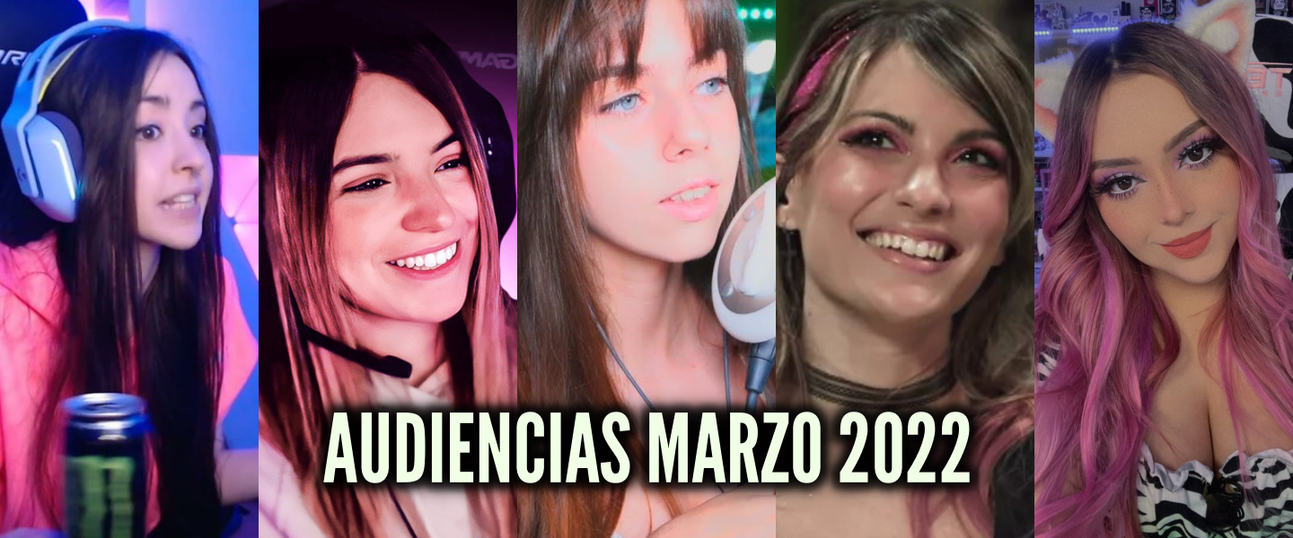 Audiencias de las streamers más vistas de marzo 2022
