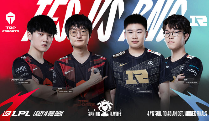 TES vs RNG: gran final de la LPL