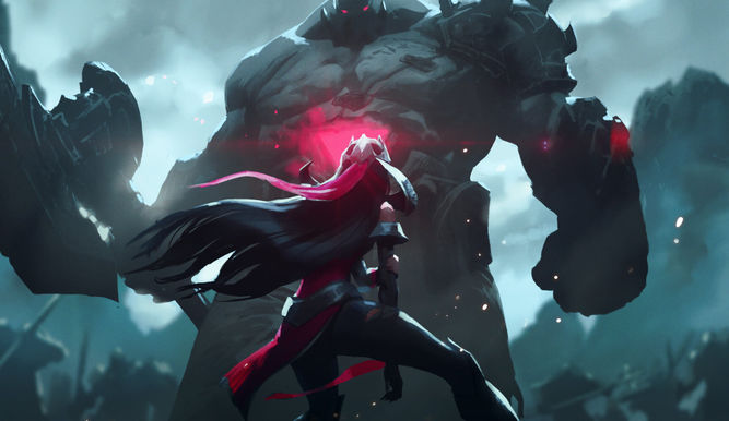 Un fondo de pantalla de Sion vs Irelia