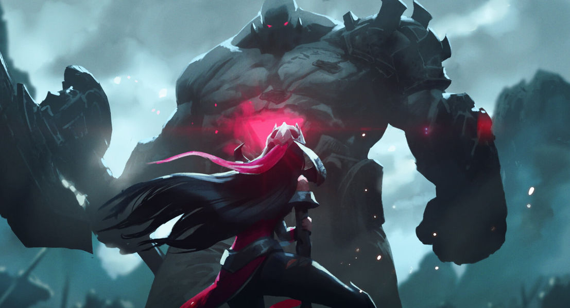 Un fondo de pantalla de Sion vs Irelia