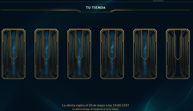 La tienda hasta el 30 de mayo