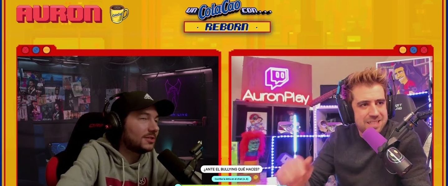 Auronplay y Reborn: "solo un 1% de los streamers puede vivir de Twitch"