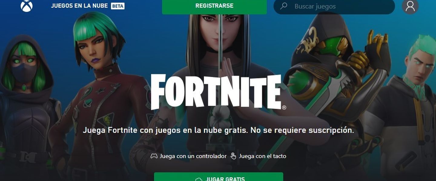 Fortnite se puede jugar en iOS y Android gracias a Xbox Cloud