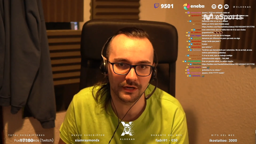 Xokas | 2.88M de horas visualizadas y medias de 13.000 espectadores en 217 horas de stream en mayo