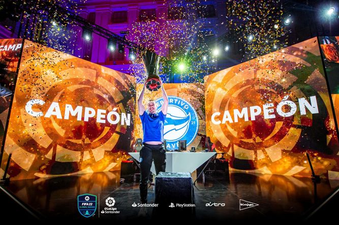 Zidane, campeón de eLaLiga Santander 21/22