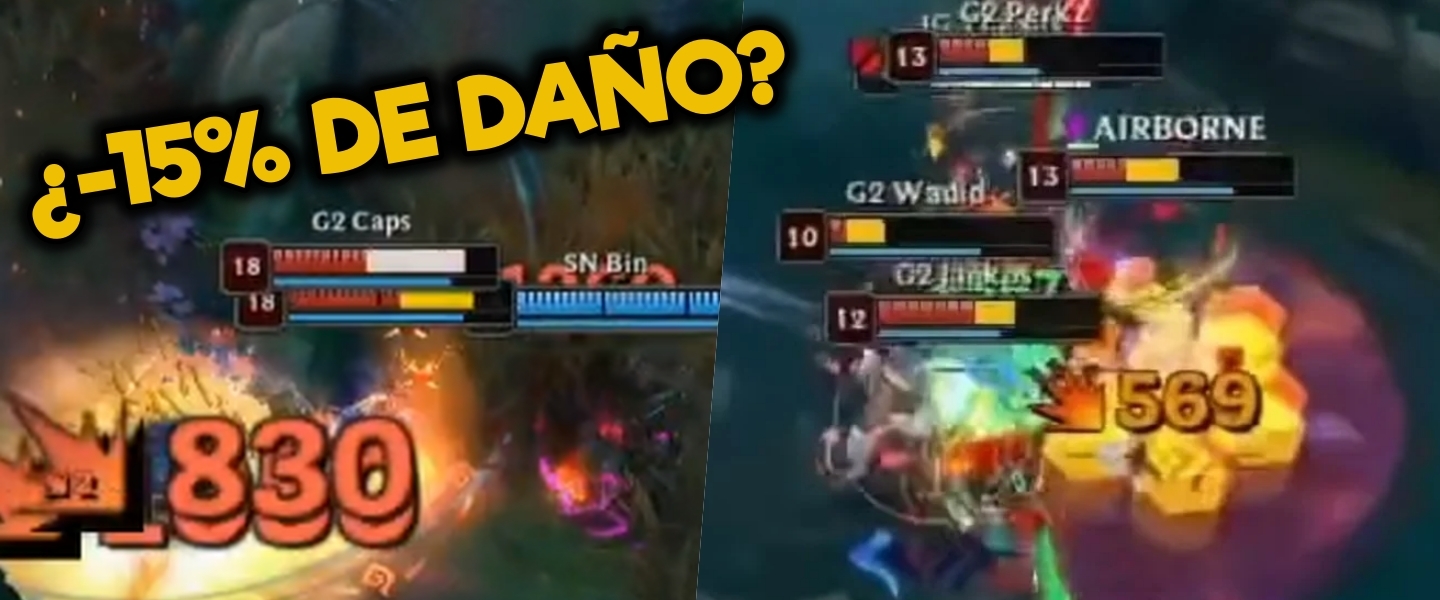 Imágenes icónicas de jugadores de G2 Esports recibiendo daño masivo en torneos internacionales