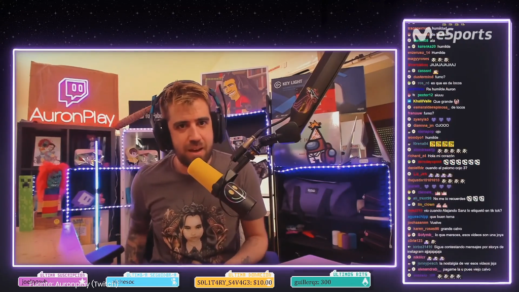 Auronplay | 6.88M de horas visualizadas y medias de 74.000 espectadores en 94 horas de stream en mayo