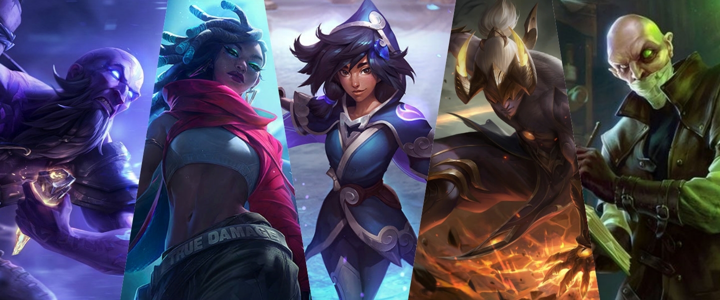 Algunos de los campeones que destacan por su winrate: ya sea bueno o malo