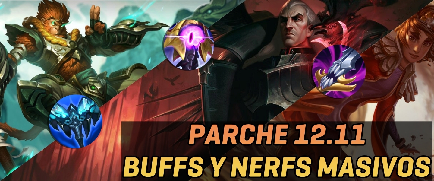 La versión 12.11 ajustará muchísimas cosas en el LoL