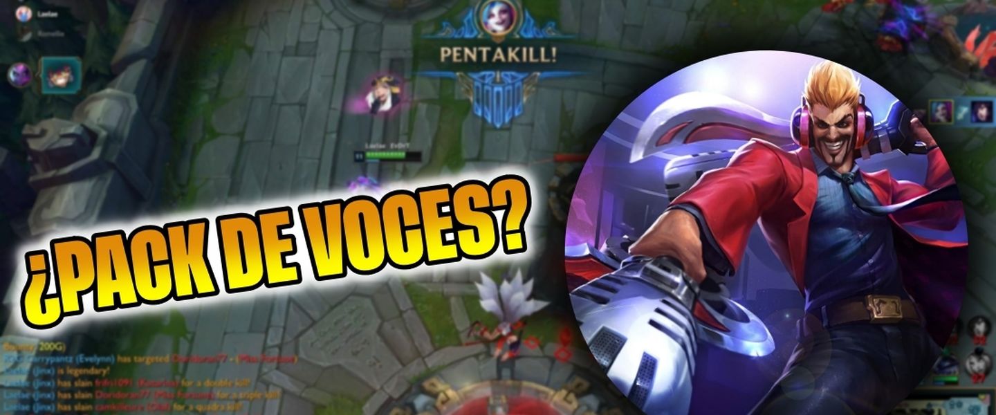 Los pack de voz son comunes en juegos tipo MOBA