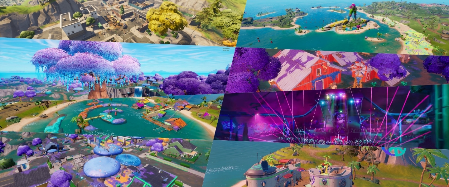 Mix de localizaciones en la nueva Temporada 3 - Capítulo 3 de Fortnite