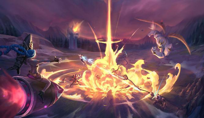 Una imagen de Nexus Blitz en el LoL
