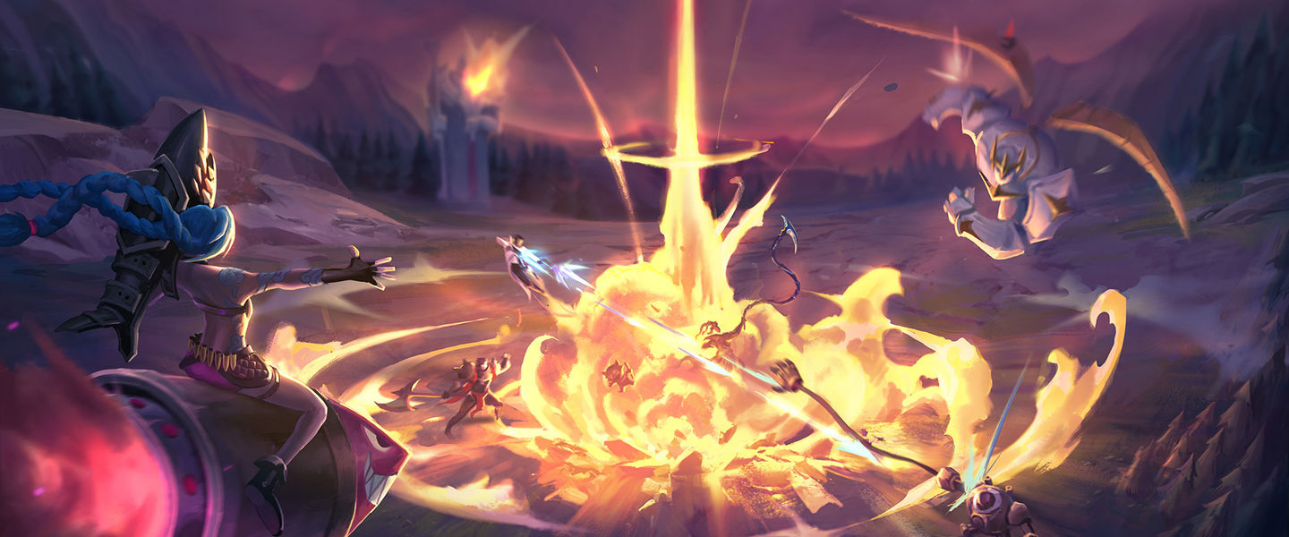 Una imagen de Nexus Blitz en el LoL