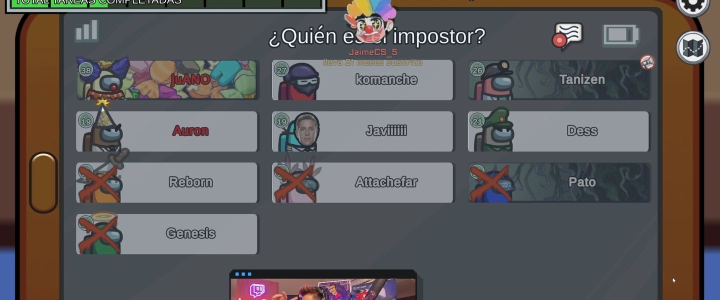 AuronPlay en Among Us