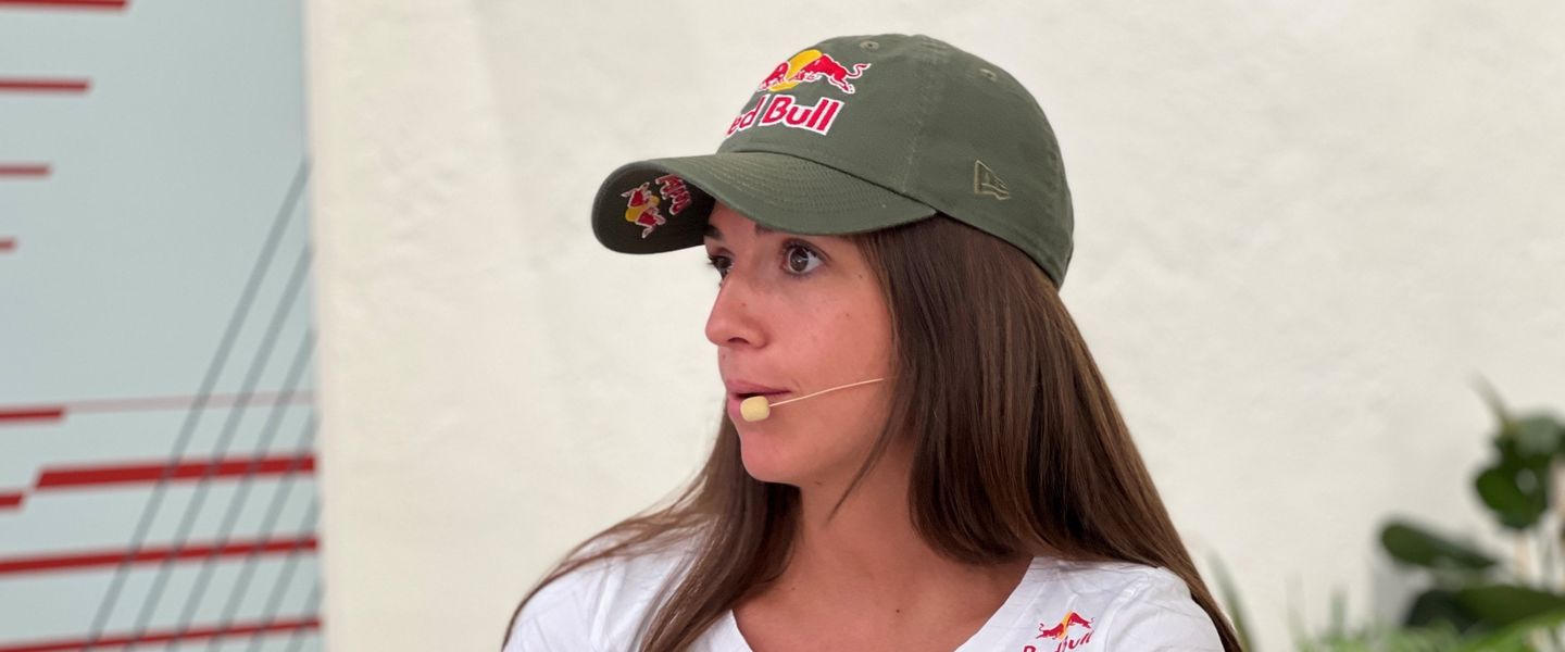 Cristina Gutiérrez, en la presentación de F1 22