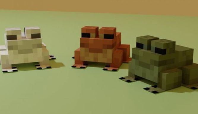 Las nuevas ranas de Minecraft