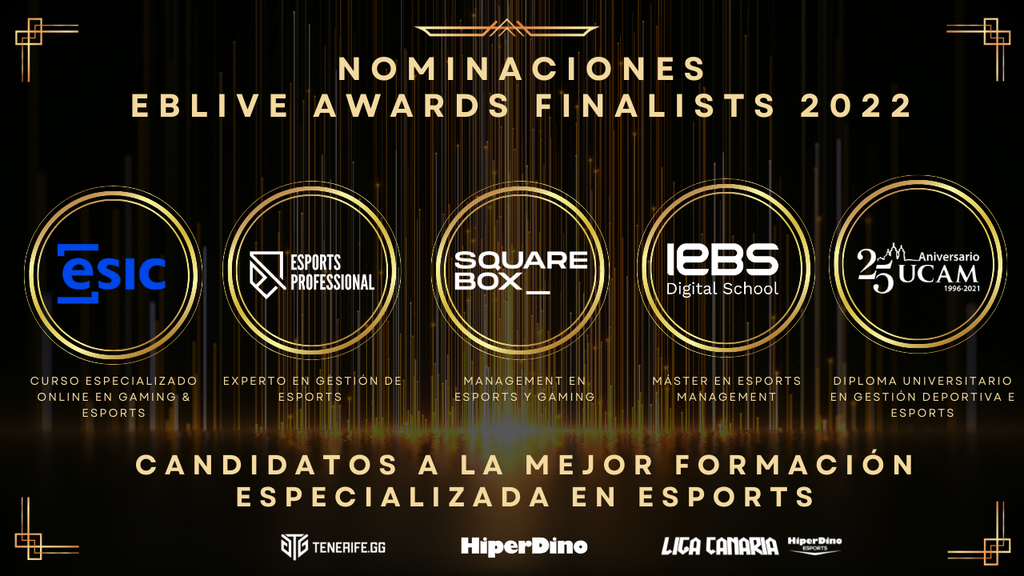 Mejor formación especializada en esports - Finalistas